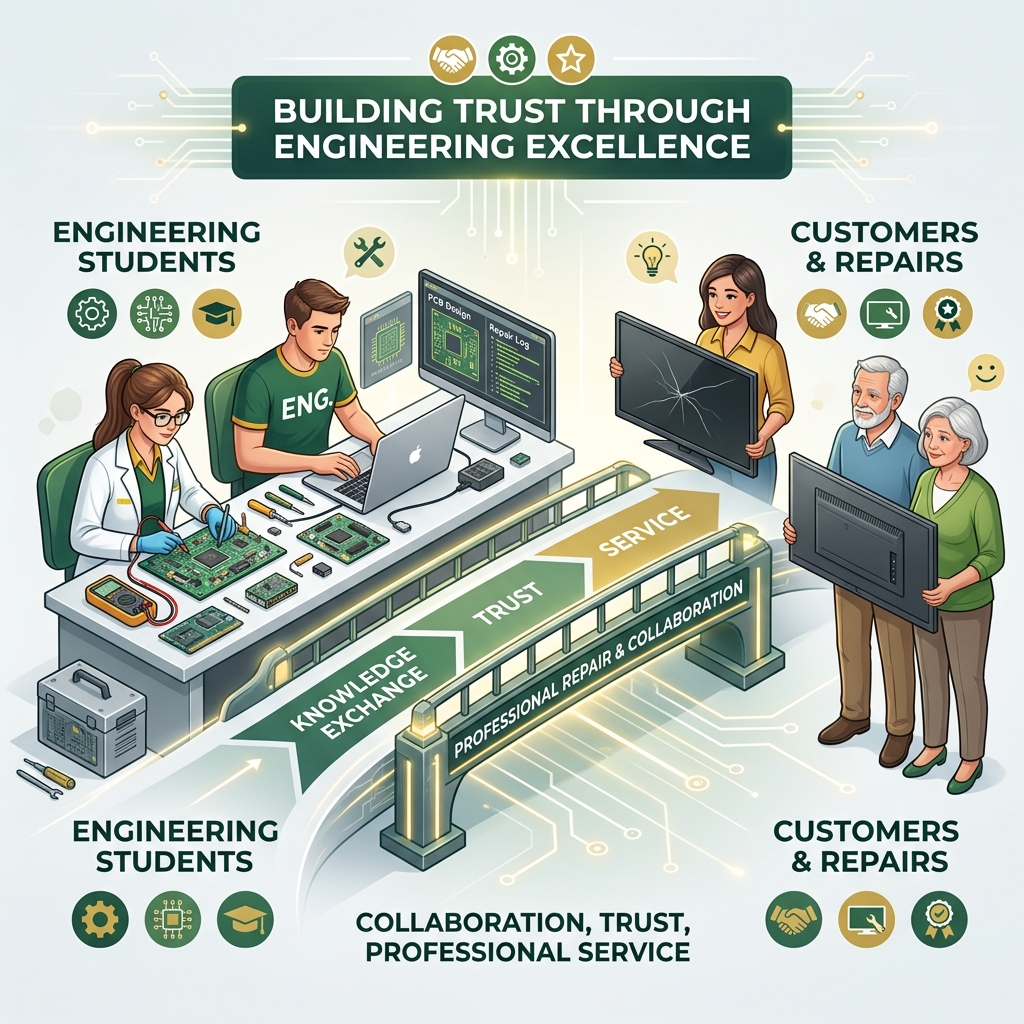 Connecting Engineering Students and Customers